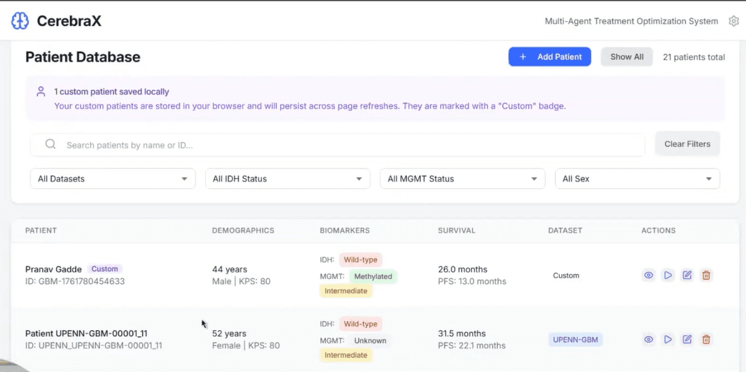 Screenshot of Cerebrax