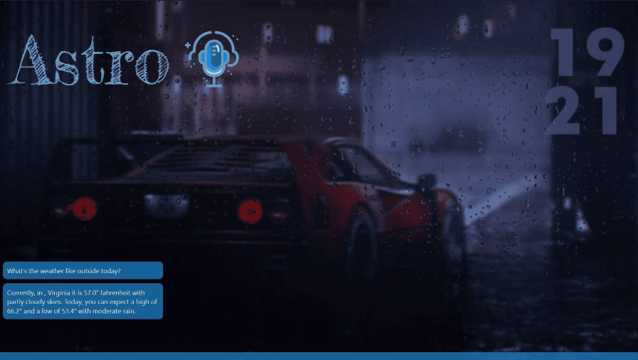 Screenshot of Astro