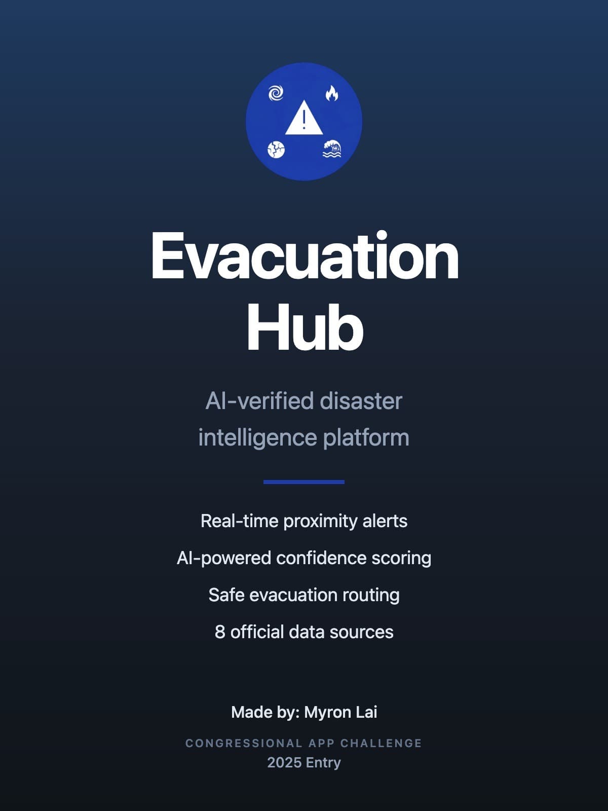 Screenshot of Evacuationhub