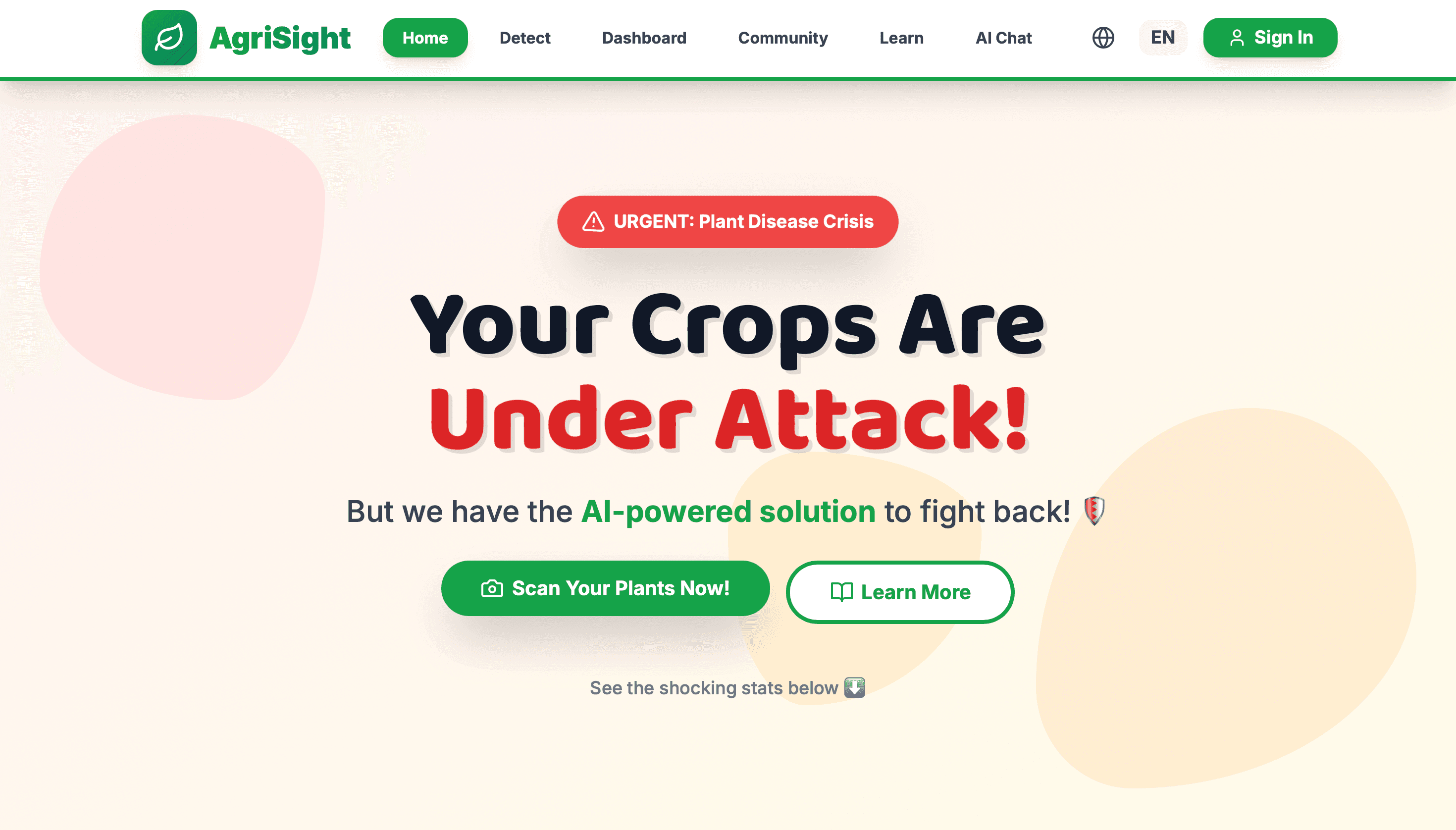 Screenshot of Agrisight