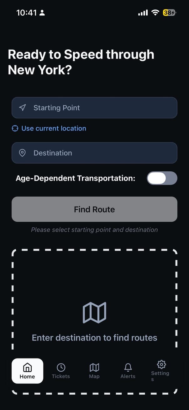 Screenshot of Speedrail